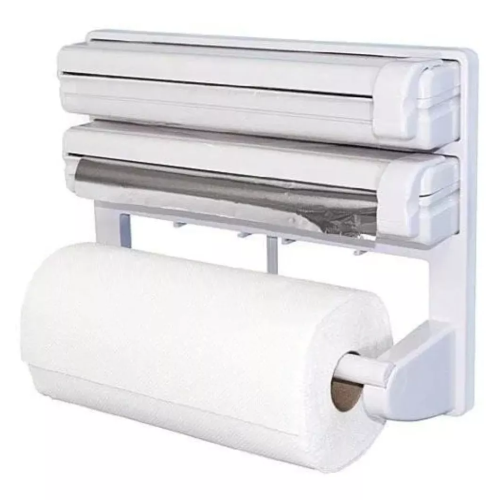 Dispensador triple de papel