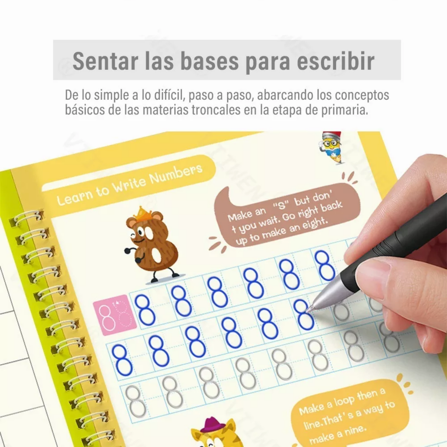 Set cuaderno mágico Montessori