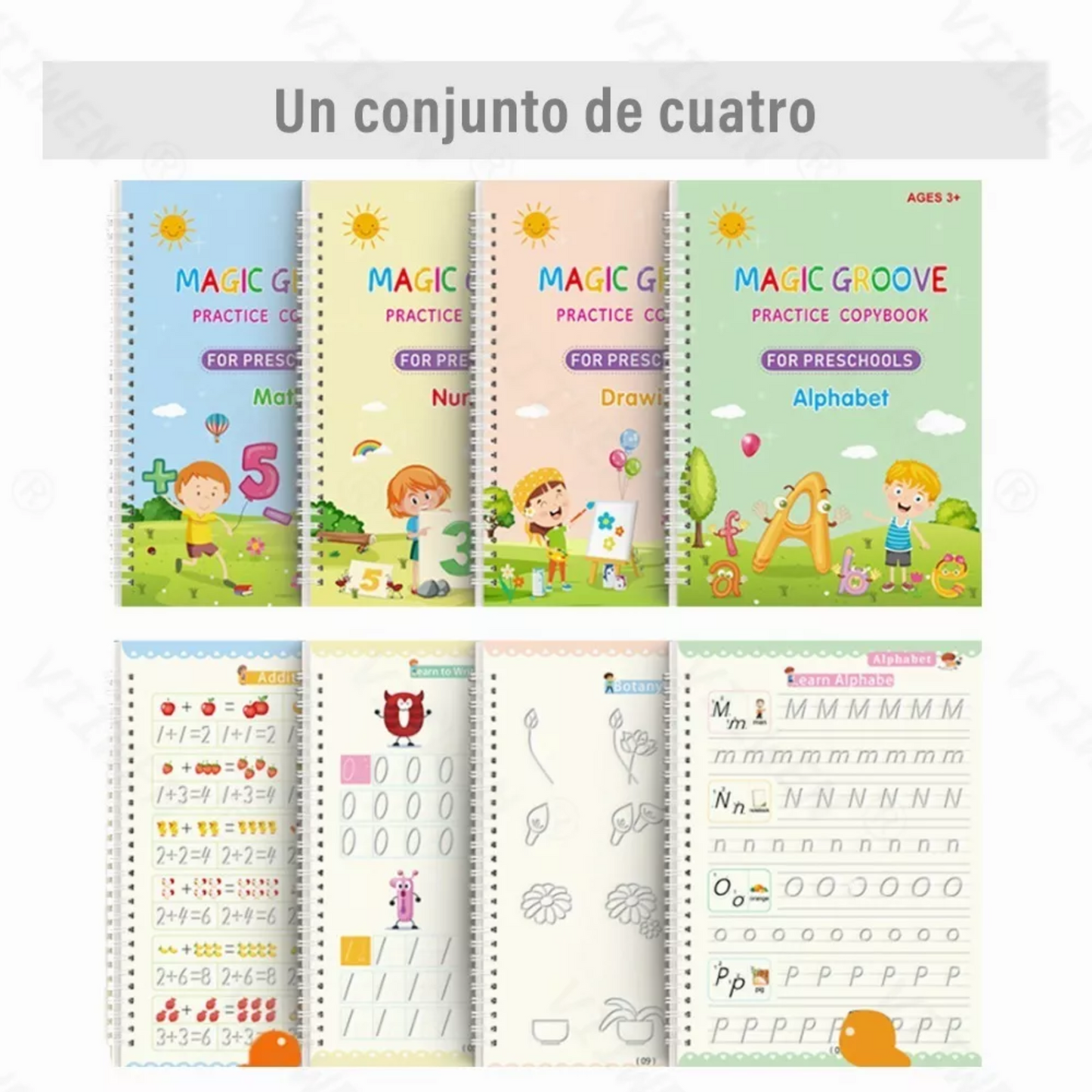 Set cuaderno mágico Montessori