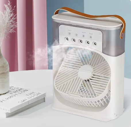 Mini ventilador humidificador de aire